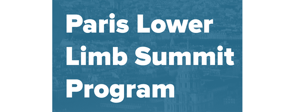 Paris Lower Limb Summit Program Conference