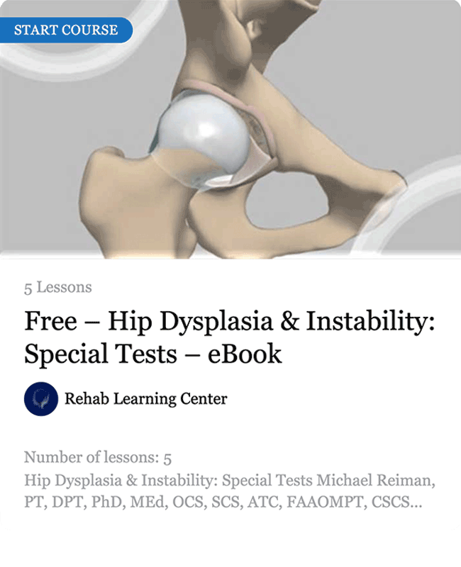 Hip Dysplasia and Instability - eBook