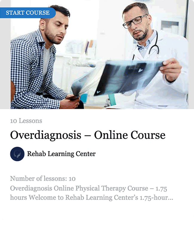 Overdiagnosis Online Course